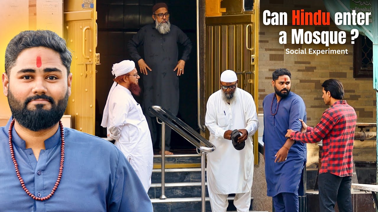 Can a Hindu Enter a Mosque ? (Social Experiment)