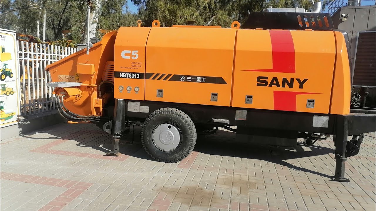 Heavy-duty  concrete pump from sany china #youtube #concretemachinery #sany #construction