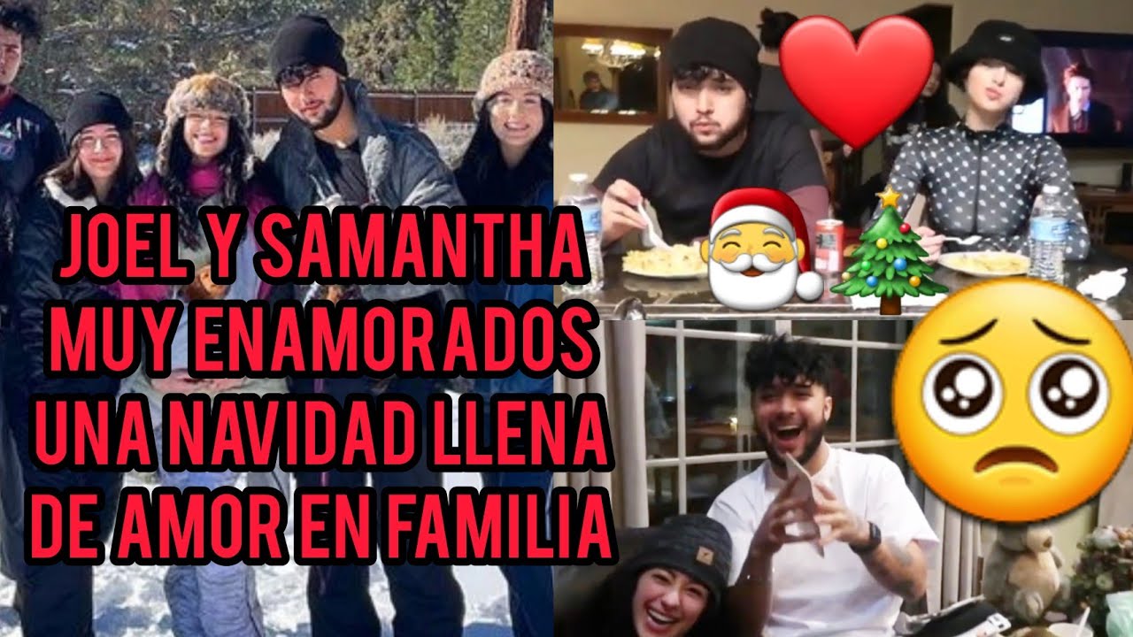 Joel DELEŌN y Samantha miradas y sonrisas de amor en NAVIDAD