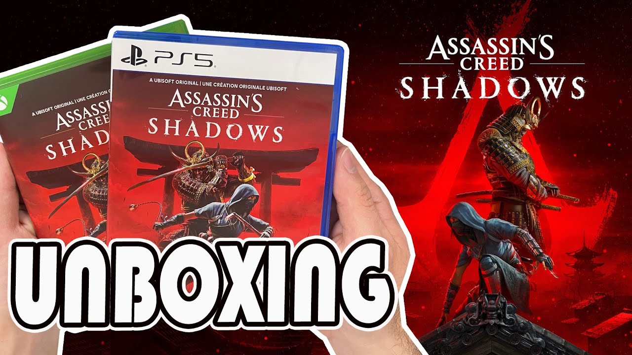 Assasin’a Creed Shadows (PS5/XSX) Unboxing