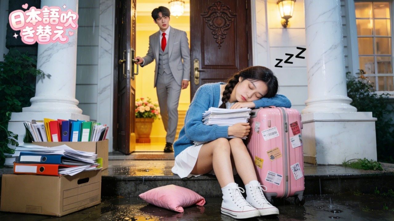 雷雨の夜、貧しい娘が邪悪な継母に家を追い出された！そこへ通りかかったCEOが一目で彼女と気づき、即座に豪邸へ連れ帰った！なんと彼女は幼い頃に決められた嫁だった——結婚後、溺愛されまくる！#ceo