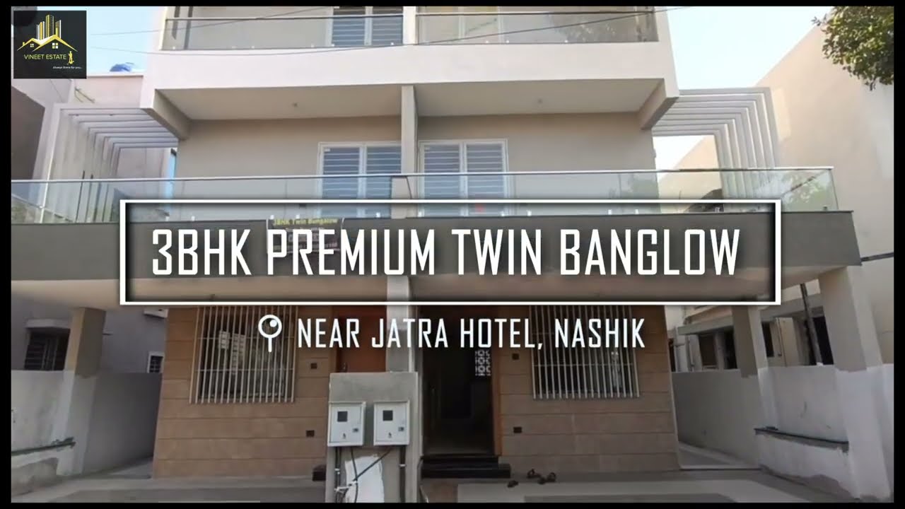 3bhk Premium Corner Twin Bungalow In Nashik