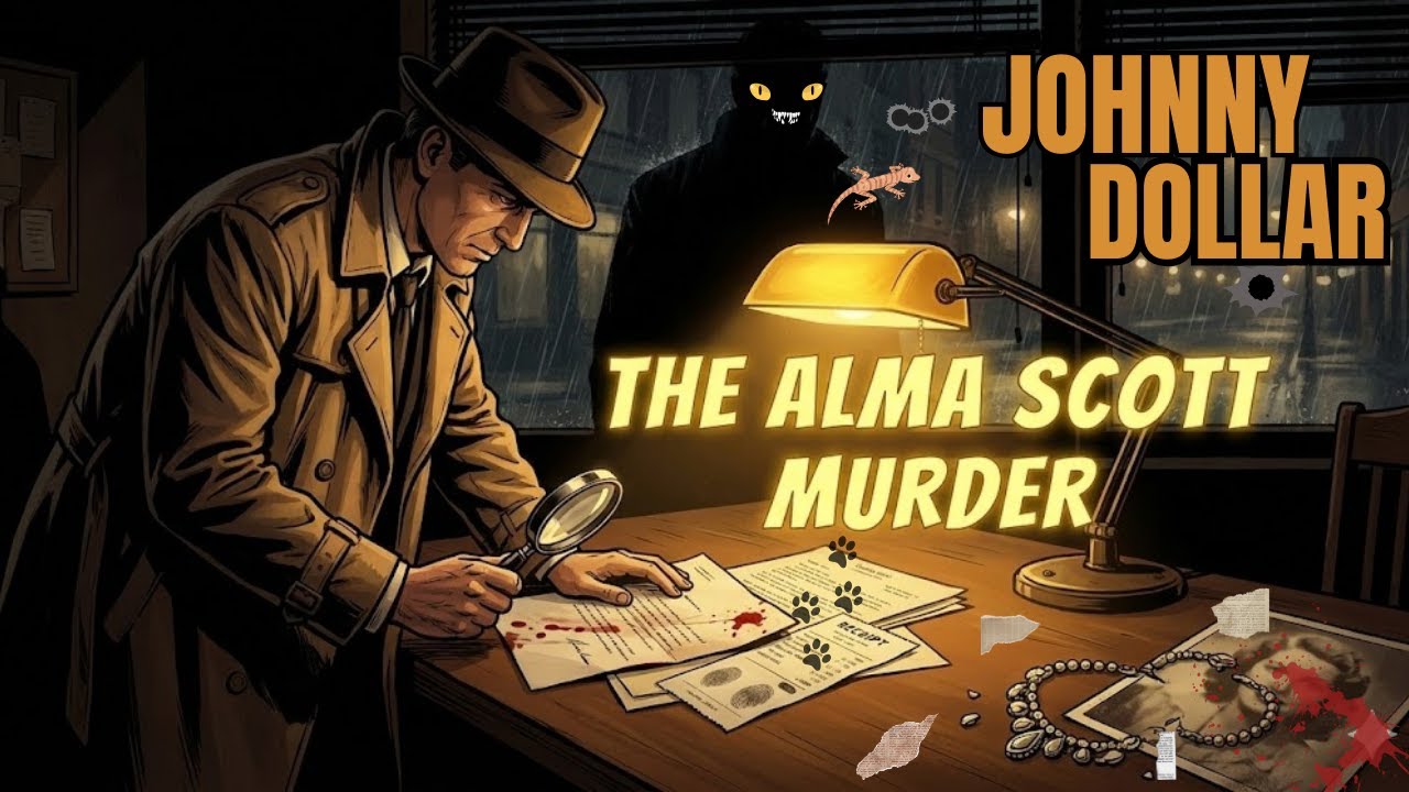 Yours Truly, Johnny Dollar 👉The Tip-Off: Murder, Lies, and the Check That Killed Alma|Old Time Radio
