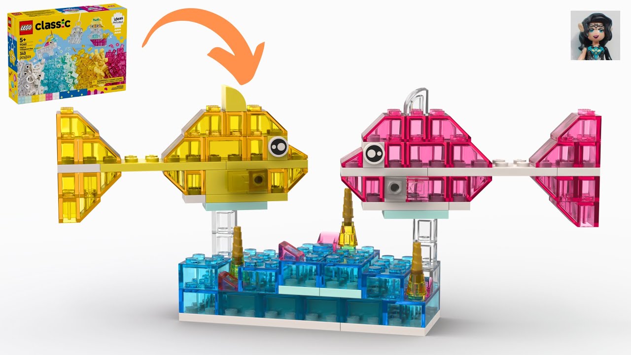 FISH Lego classic 11040 ideas How to build