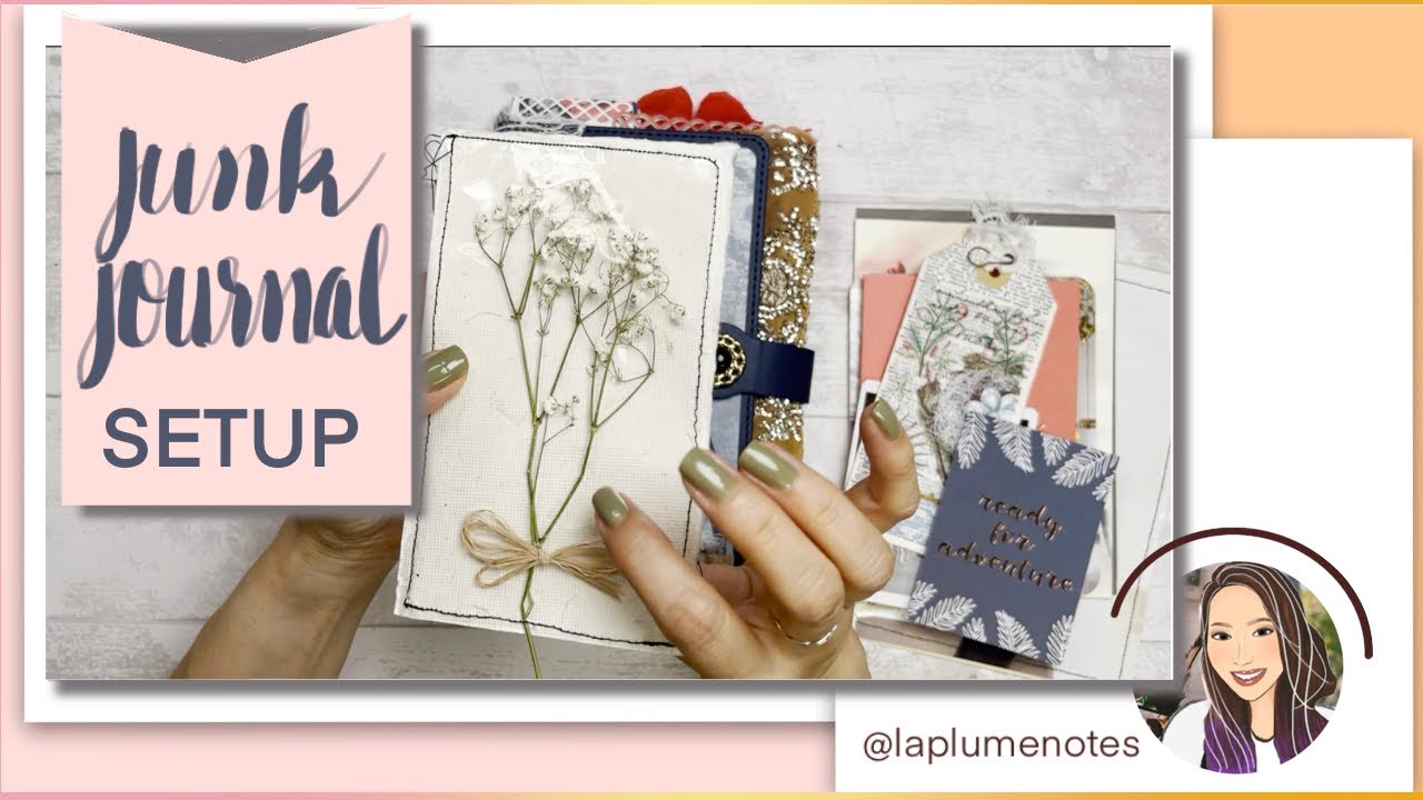 Upcycled Notebook - Junk Journal Setup