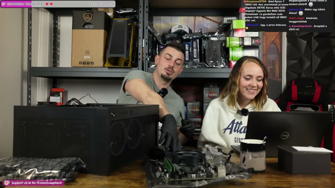 Építsünk Együtt CsapiTech-el 😎😁  #gaming #pcbuild #pc #pcgaming #podcast  #retro