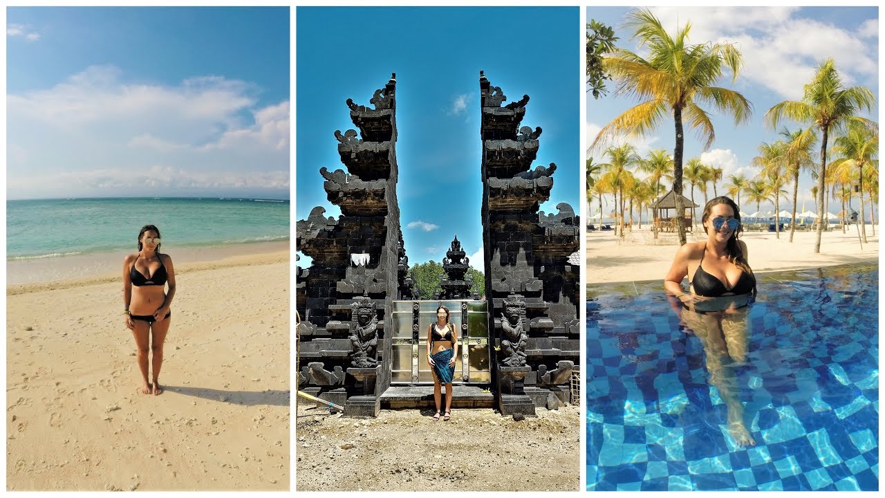 Nusa Lembongan Bali - Mahagiri Resort, private beach, Yellow Bridge, first time motorbiking!