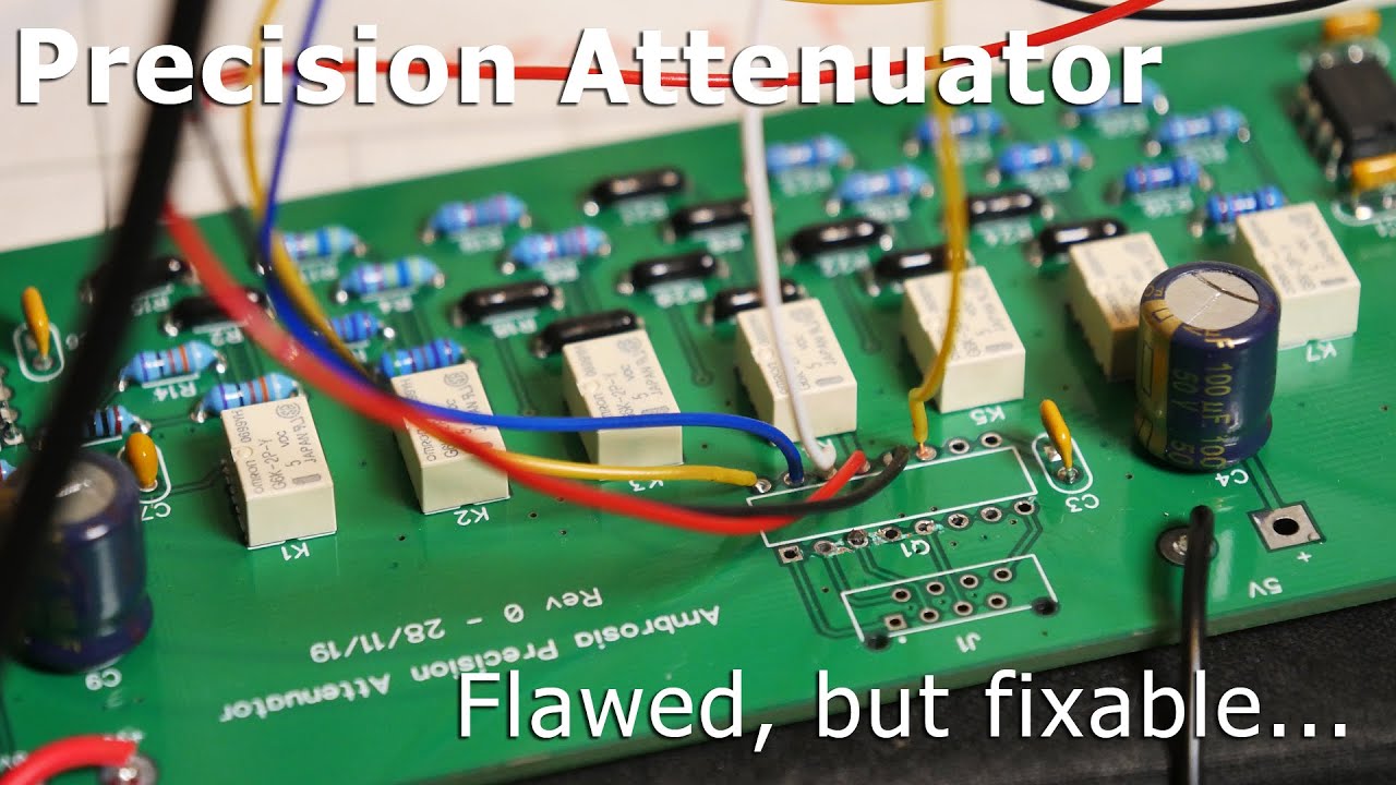 DIY Amplifier Project - Attenuator PCB design error