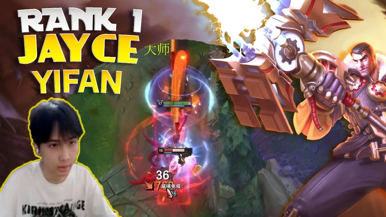 JayceKing YiFan Jayce vs Darius - YiFan Rank 1 Jayce Guide