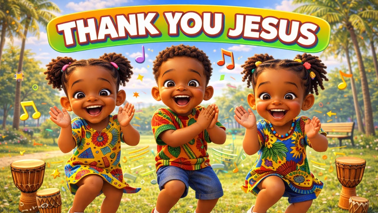 THANK YOU JESUS 🙌 | Afrobeats Kids Praise Song | Fun Christian Worship for Children
