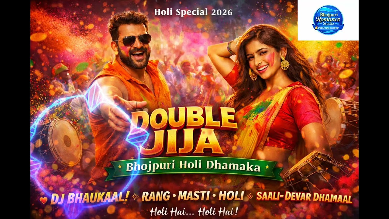 Double Jija | Bhojpuri Holi Dhamaka 2026 🎨 | DJ Bhaukaal | Saali-Devar Dhamaal