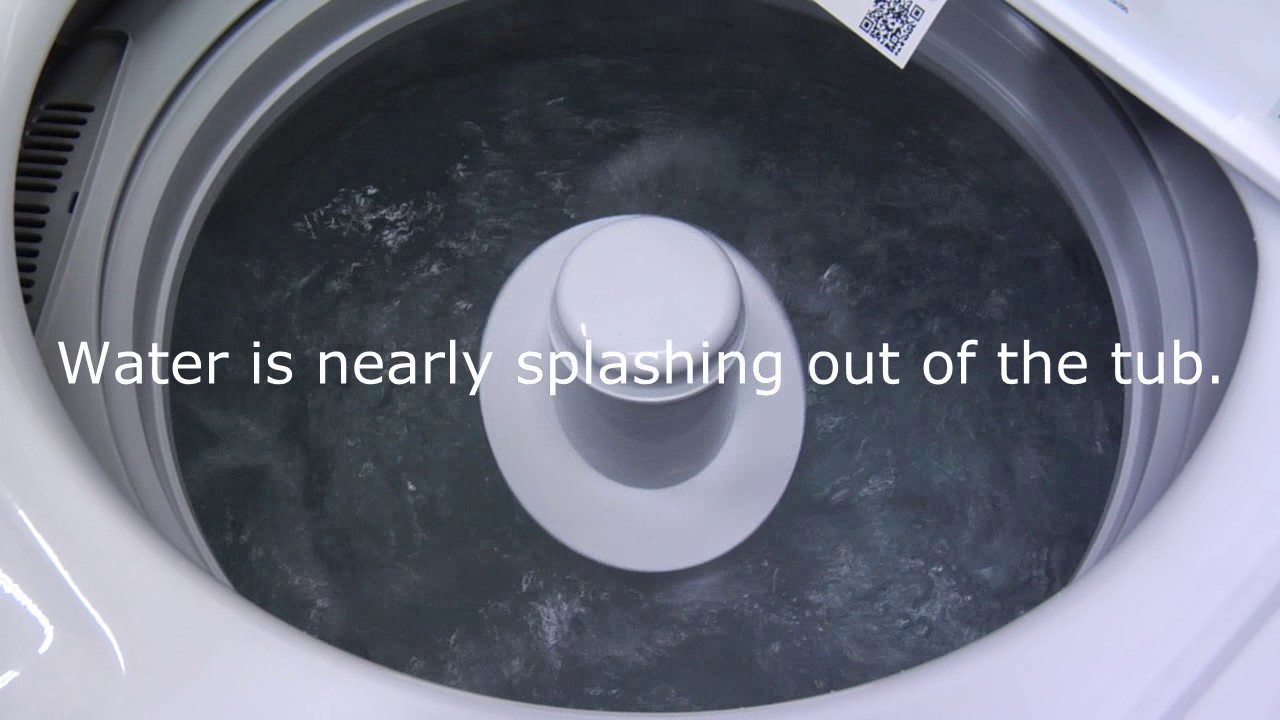 HTW200ASKWW  Hotpoint Model  Top Load Washer shot with Panasonic AG-HVX200