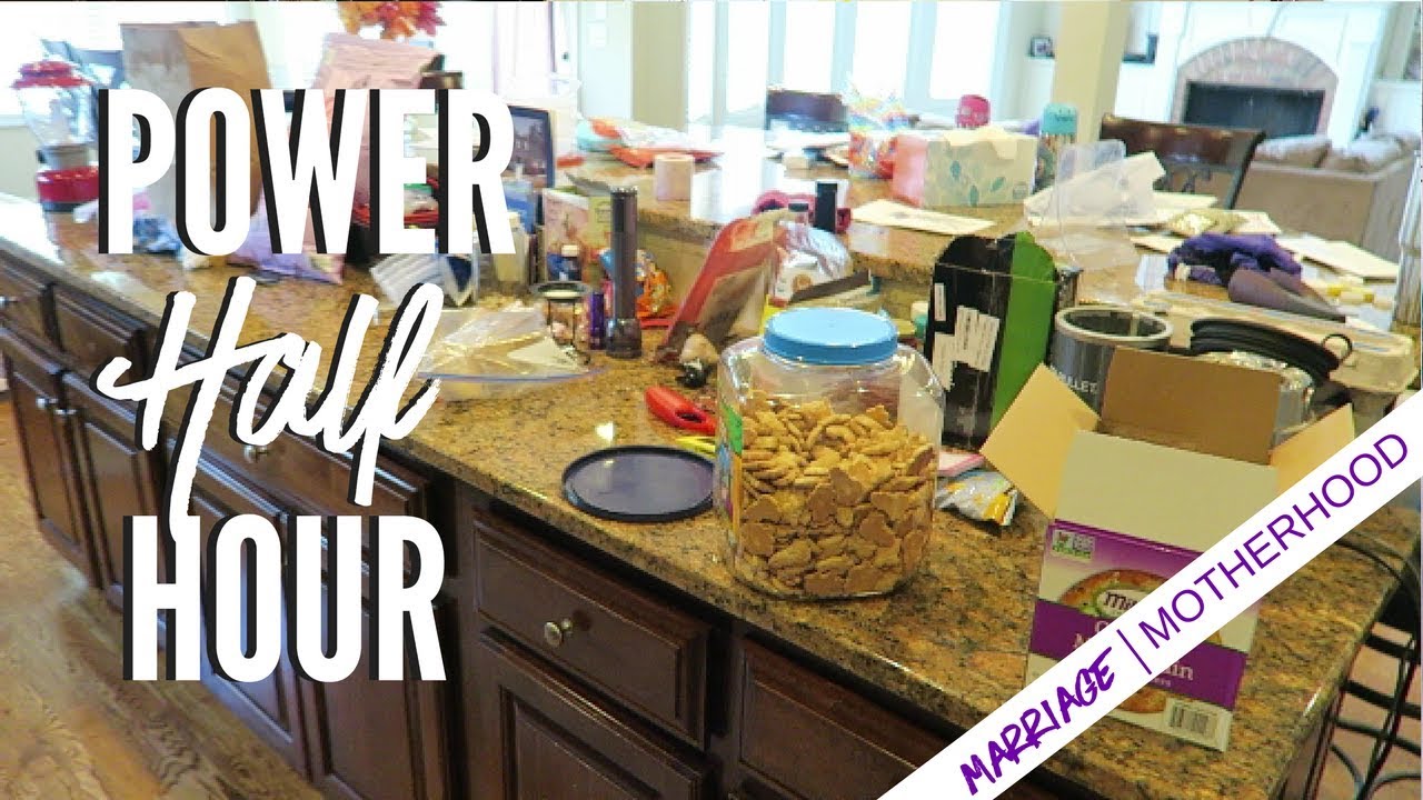 DECLUTTER | Speed Cleaning | Dealing with Decision Fatigue | Power Half Hour