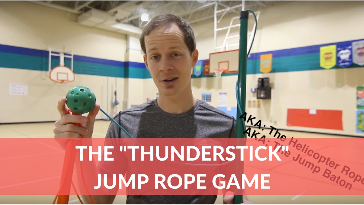 PE Games: The Thunderstick Challenge |Jumprope Game|