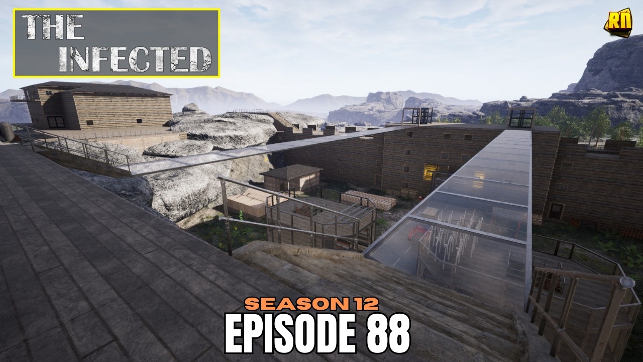 Double Glass Bridge Build! The Infected Gameplay S12E88
