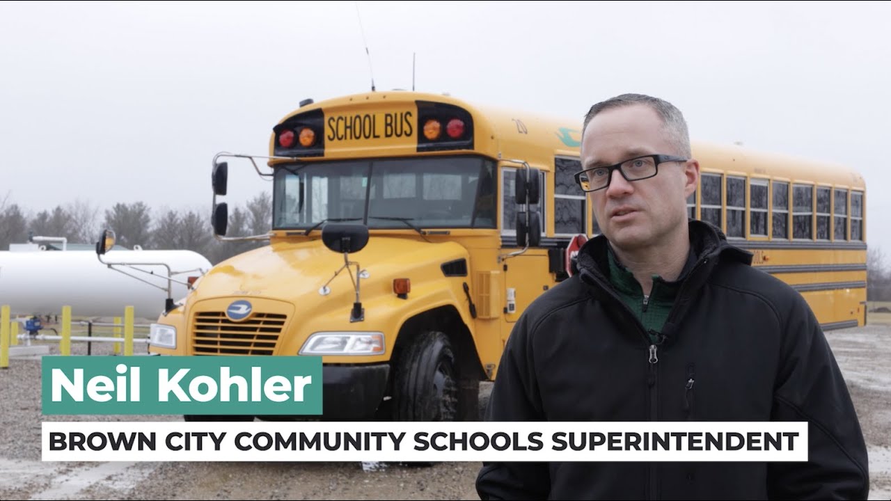 Propane Buses at Brown City Community Schools