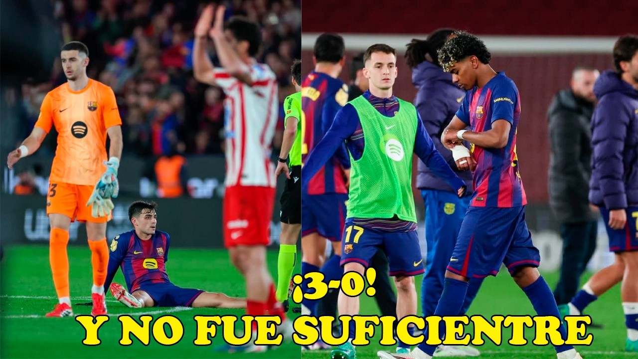 REACCIONANDO // BARCA GOLEA  3-0 AL  ATLETICO MADRID PERO QUEDA ELIMINADO DE LA COPA DEL REY