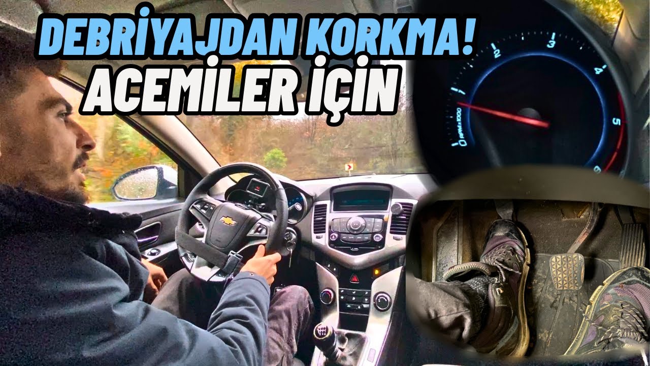 DEBRİYAJ NASIL KULLANILIR ? ACEMİLER İÇİN 3 KAMERA İLE ANLATTIM | CRUZE İLE VLOG