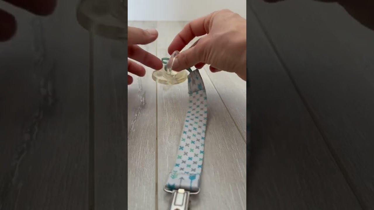 How to use a pacifier clip