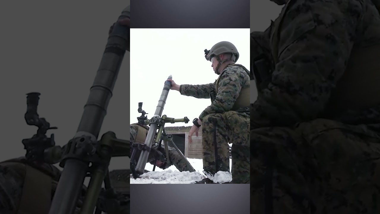 How to fire a mortar shell #shorts #military