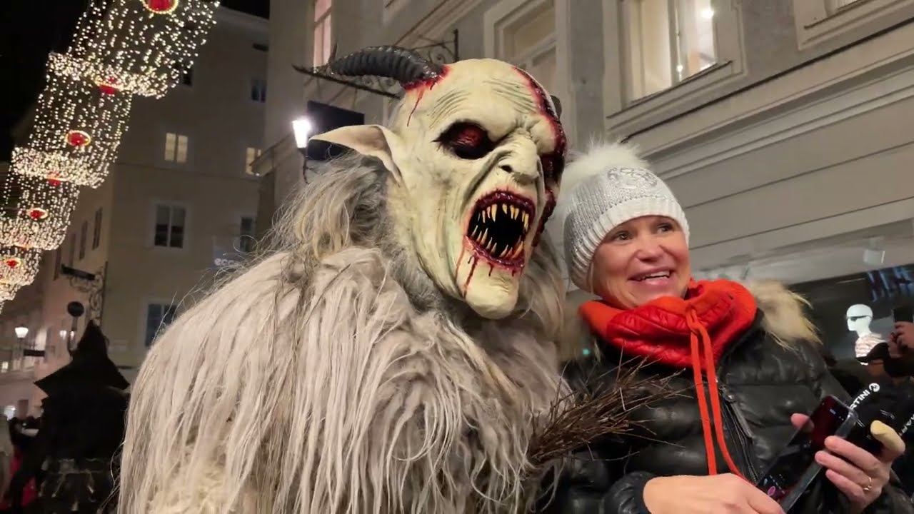 Krampuslauf in Salzburg 2022 || Getreidegasse