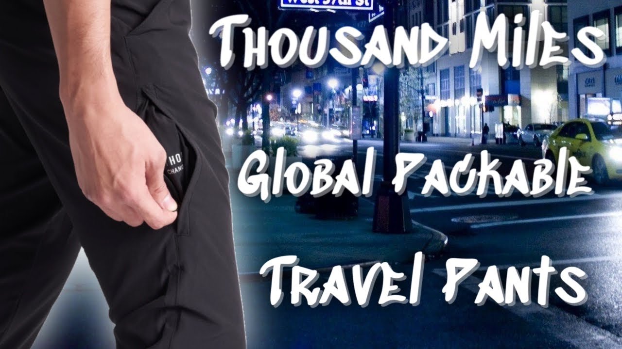 Thousand Miles Global All Day Pants | Minimalist Clothing | Travel Pants | Best Men's Pants