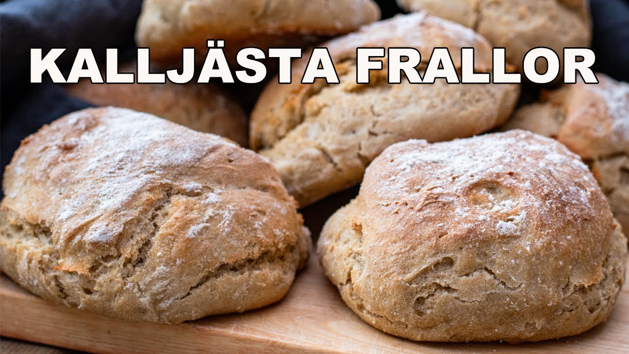 Enkla och goda Kalljästa rågsiktsfrallor
