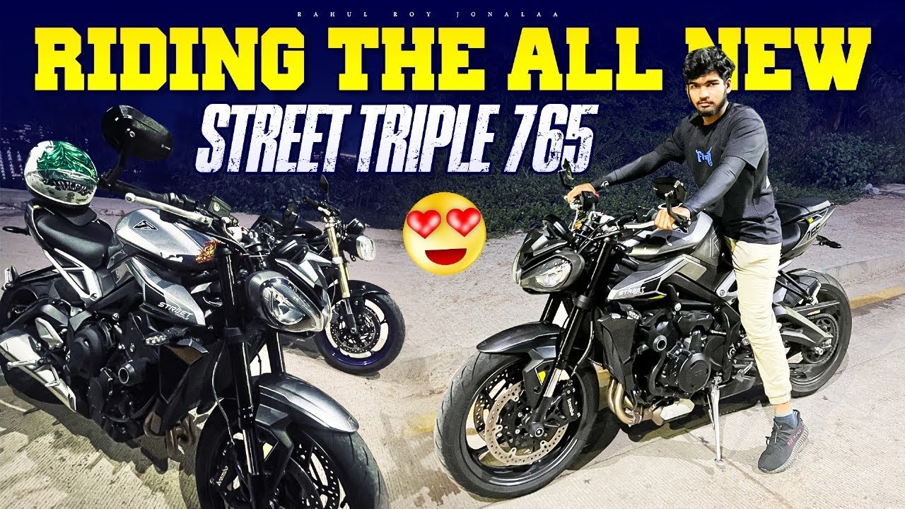 Street triple 765 R 2024 Model | Beast on Road 🔥| Rahul Roy Jonnala