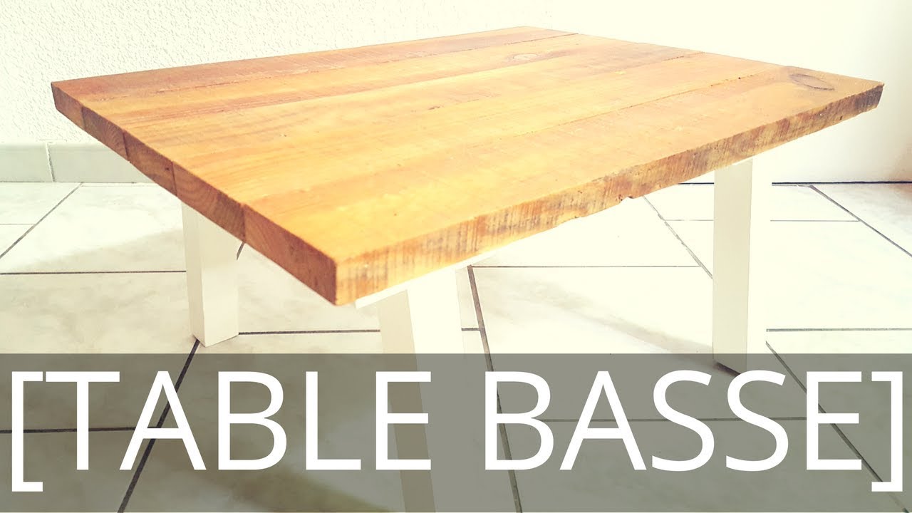 Comment fabriquer une table basse avec du bois de récupération - EP41