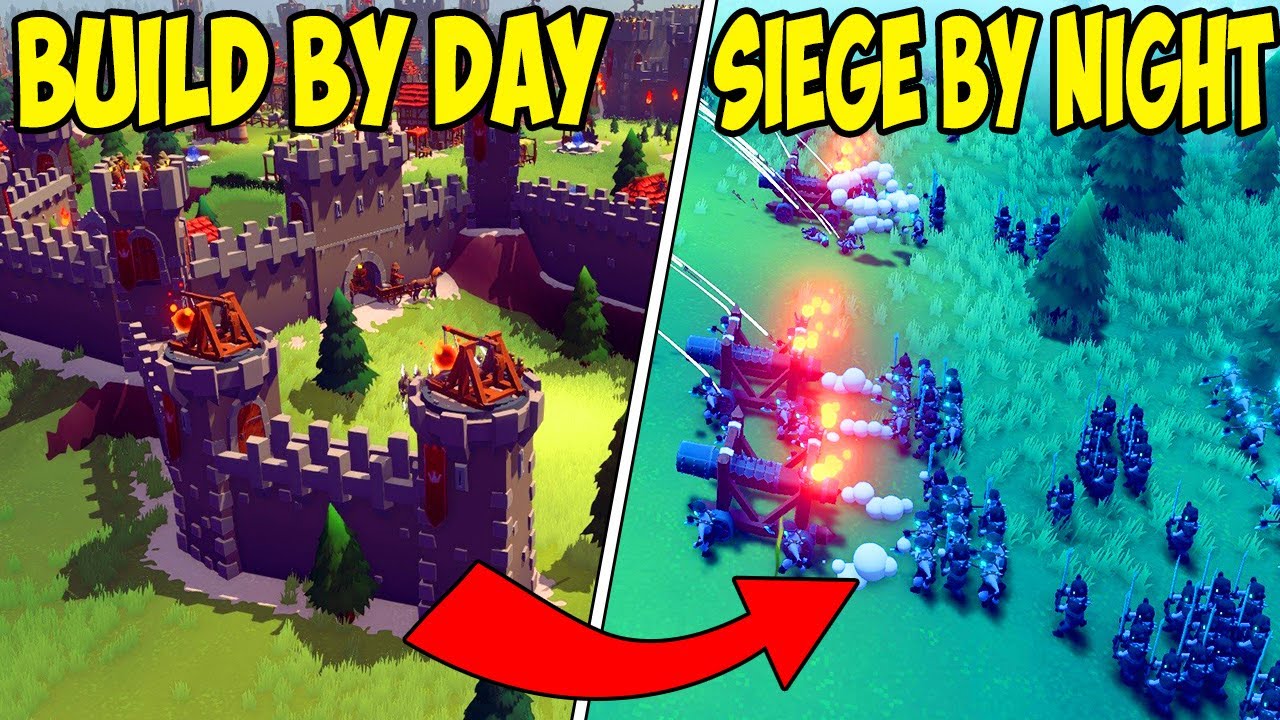Building A Fantasy Kingdom to Survive the Night Sieges | BECASTLED 1.0 RELEASE