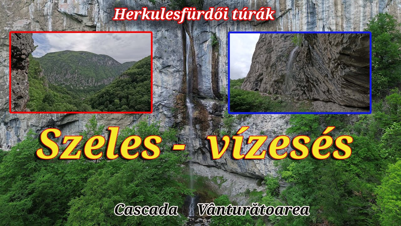 A Szeles-vízesés (Herkulesfürdő/Cserna-völgy) környéki túrák) Cascada Vânturătoarea  -Valea Cernei