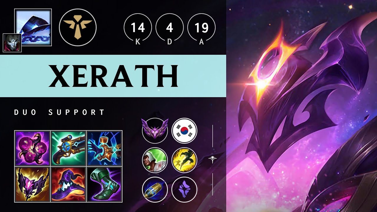 Xerath Support vs Renata Glasc: Vision Controller - KR Master Patch 14.18