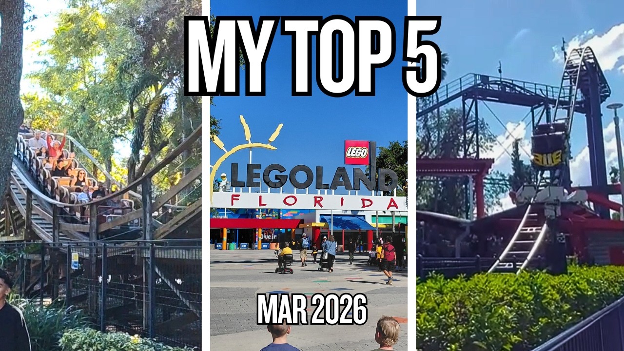 MY TOP 5 RIDES AT LEGOLAND FLORIDA! 🎢 | The Ultimate 2026 Rankings