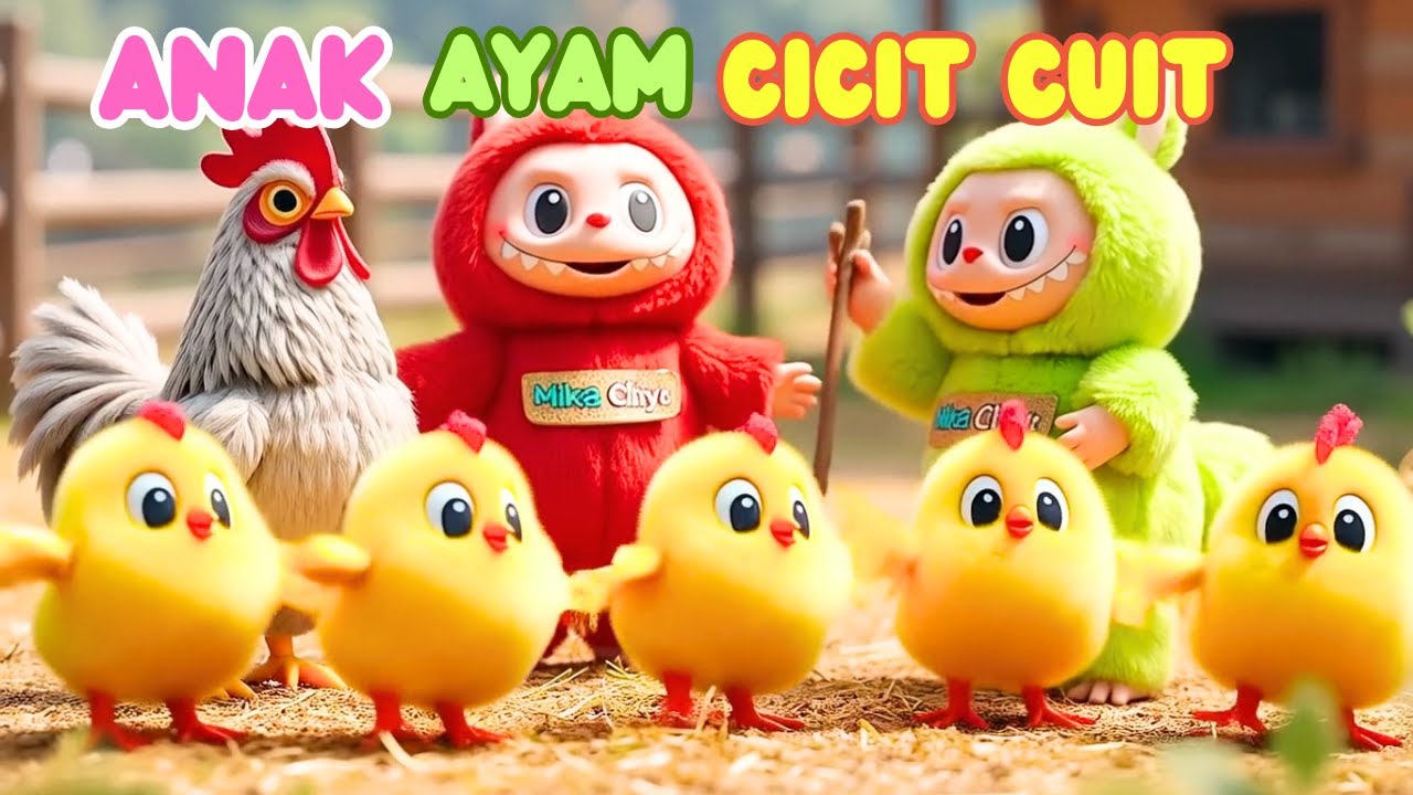 LAGU LABUBU ANAK AYAM CICIT CUIT  #labubu #laguanakindonesia #laguedukasi