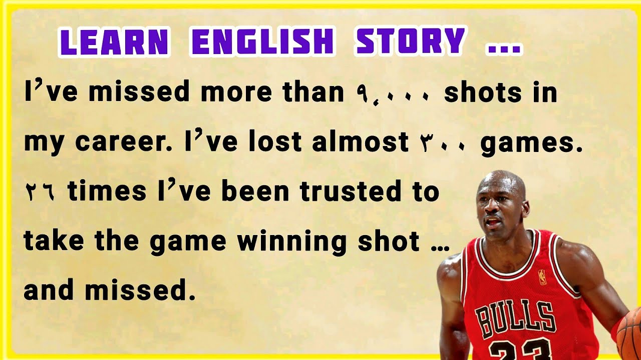 Learn English through Story(SUCCESS IS 99 percent FAILURE) /listening and practice English.