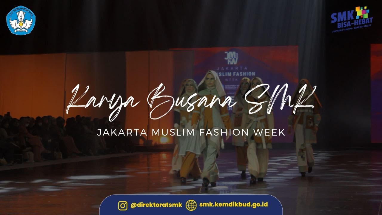 Karya Busana SMK di Jakarta Muslim Fashion Week