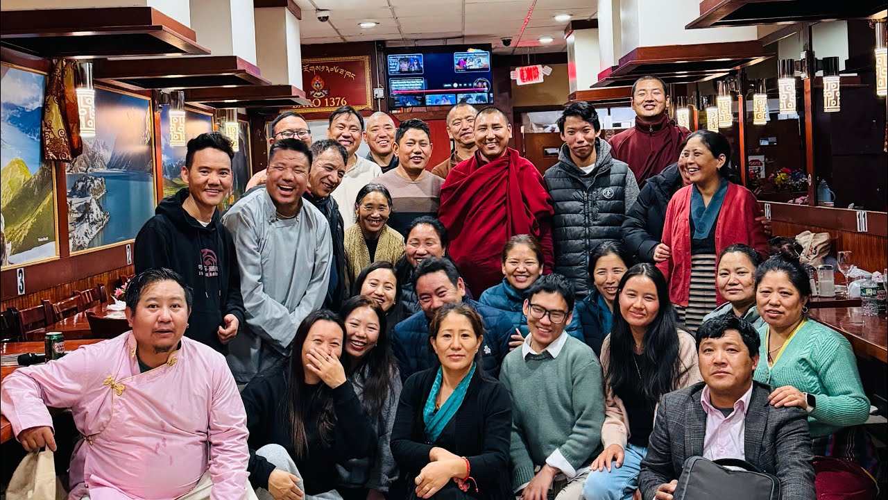 Gala dinner with Geshi Namgyal la