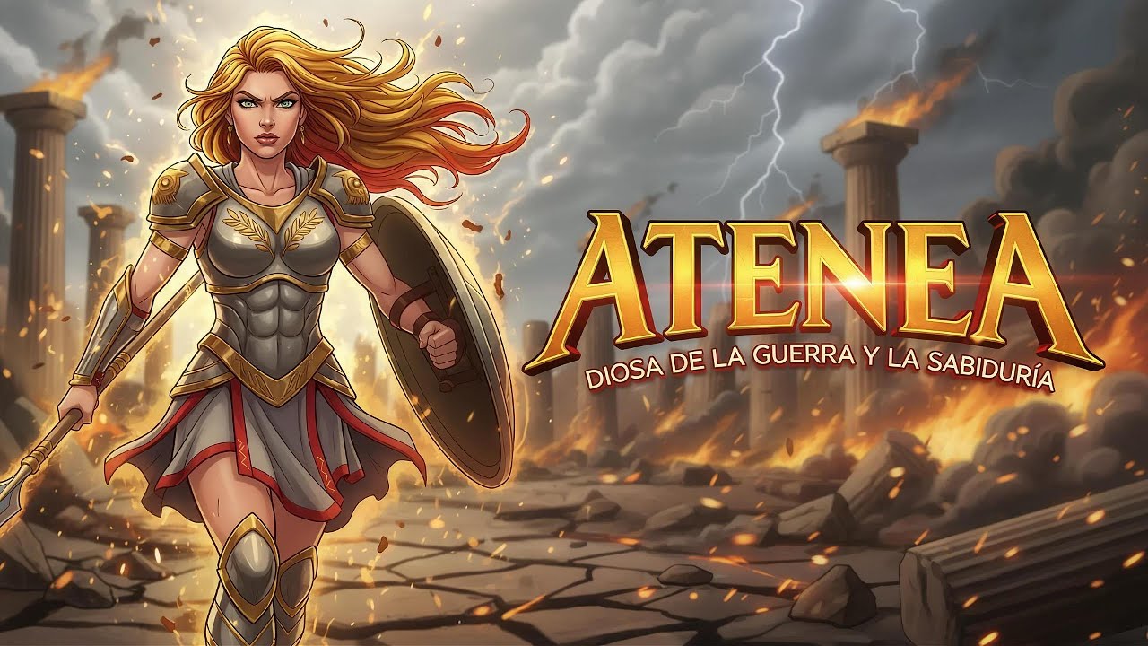 Atenea: Diosa de la Guerra y la Sabiduria - Mitologia Griega | POP STORYTELLING