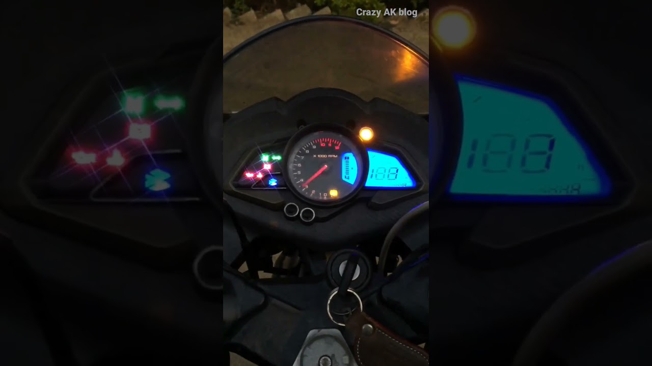 Pulsar RS 200 meter light  problem #shorts #rs200 #viralshorts