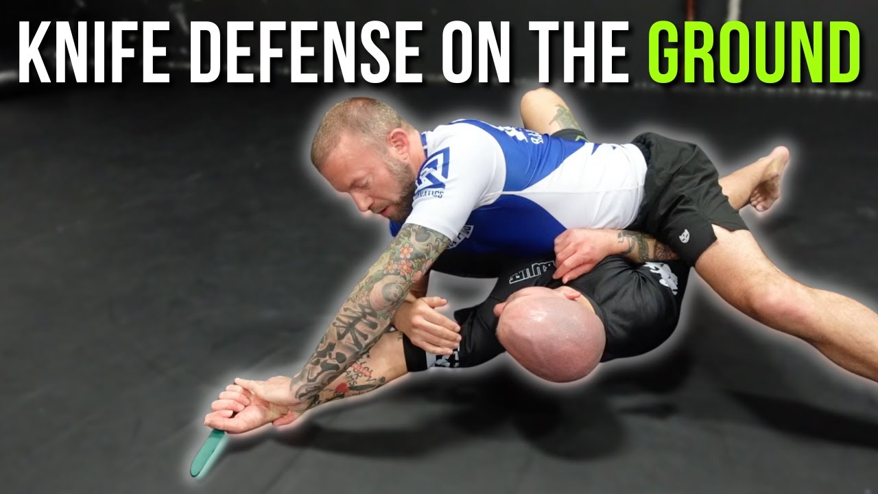 Knife Defense Tactics On The Ground | Jiu Jitsu For Self Defense