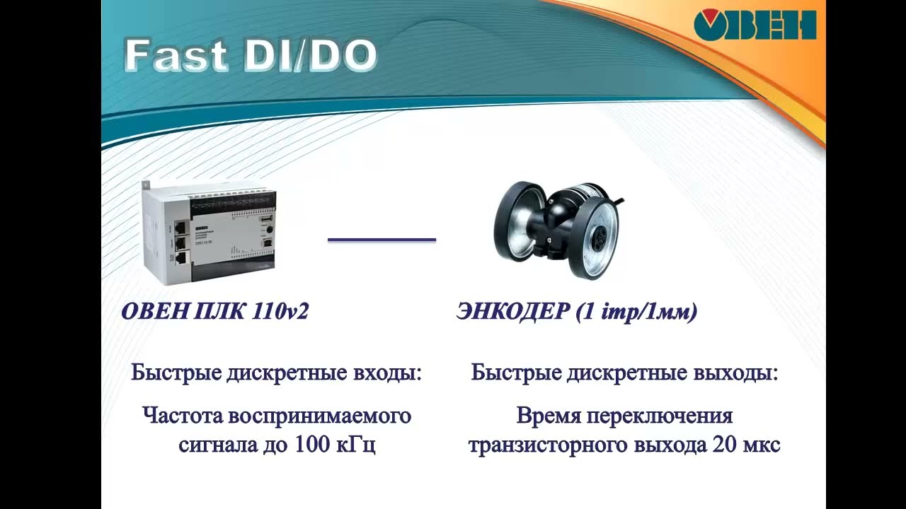Программирование ОВЕН ПЛК110. Часть 10. Подключение энкодера