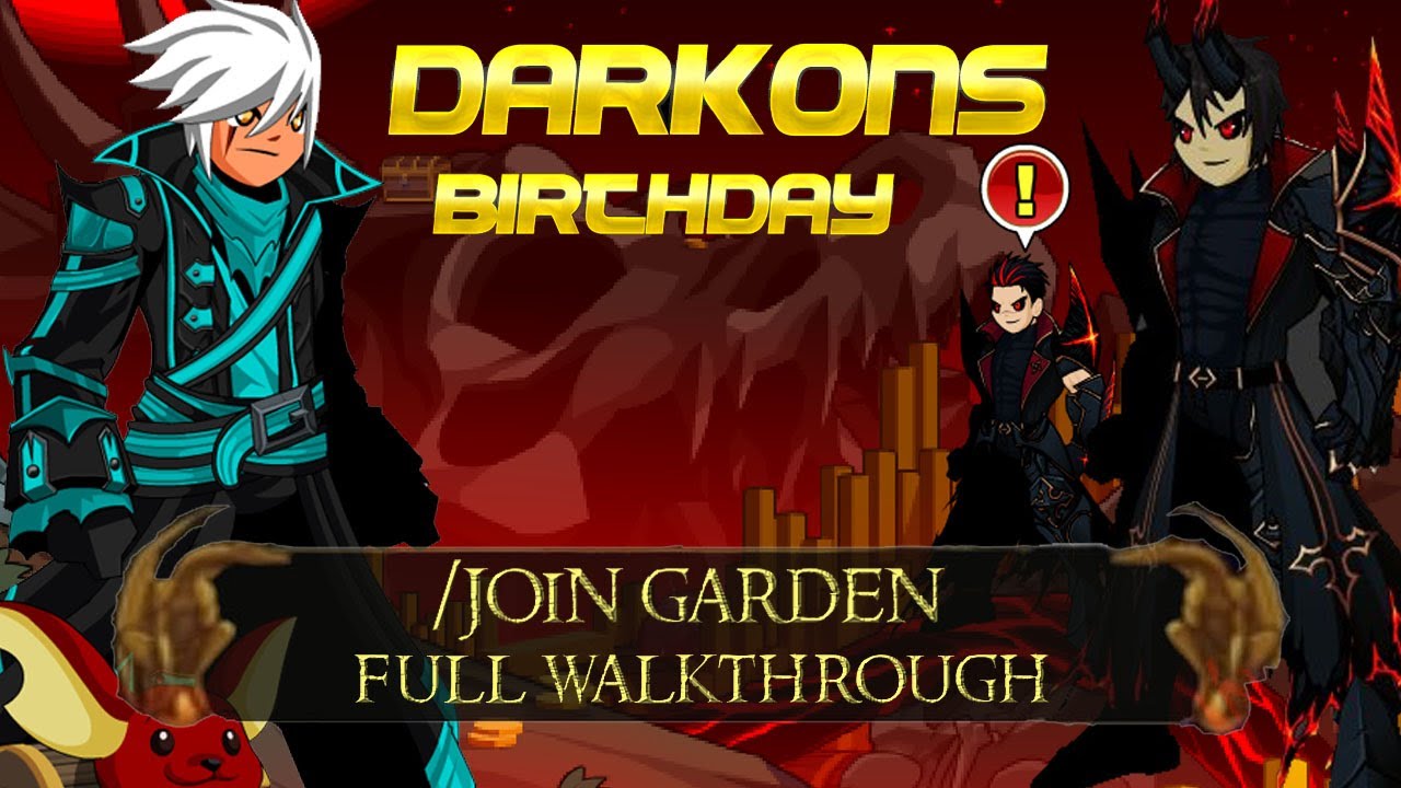 AQW /join Garden Full Walkthrough (Non Member) | Darkons Quests ! + New Merge Shop!