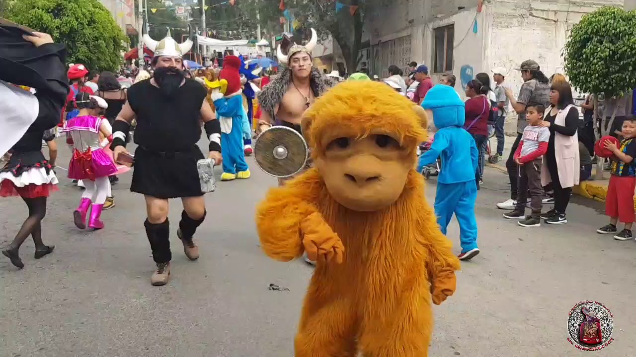 ANDANCIA LOS DIABLOS EN SU TRADICIONAL CARNAVAL 2019, EN SAN LORENZO CHIMALCO CHIMALHUACÁN