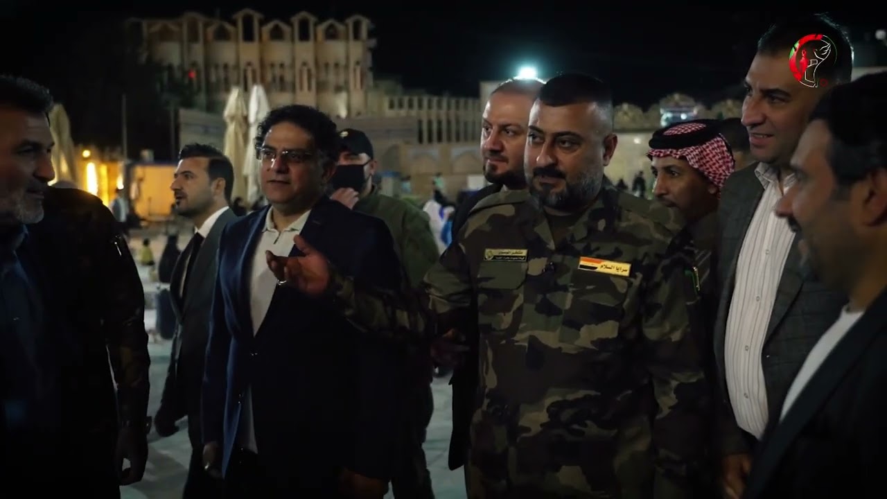 نخبة من الإعلاميين يزورون مقر قيادة عمليات سامراء المقدسة لسرايا السلام ويجرون جولة في قاطع العمليات