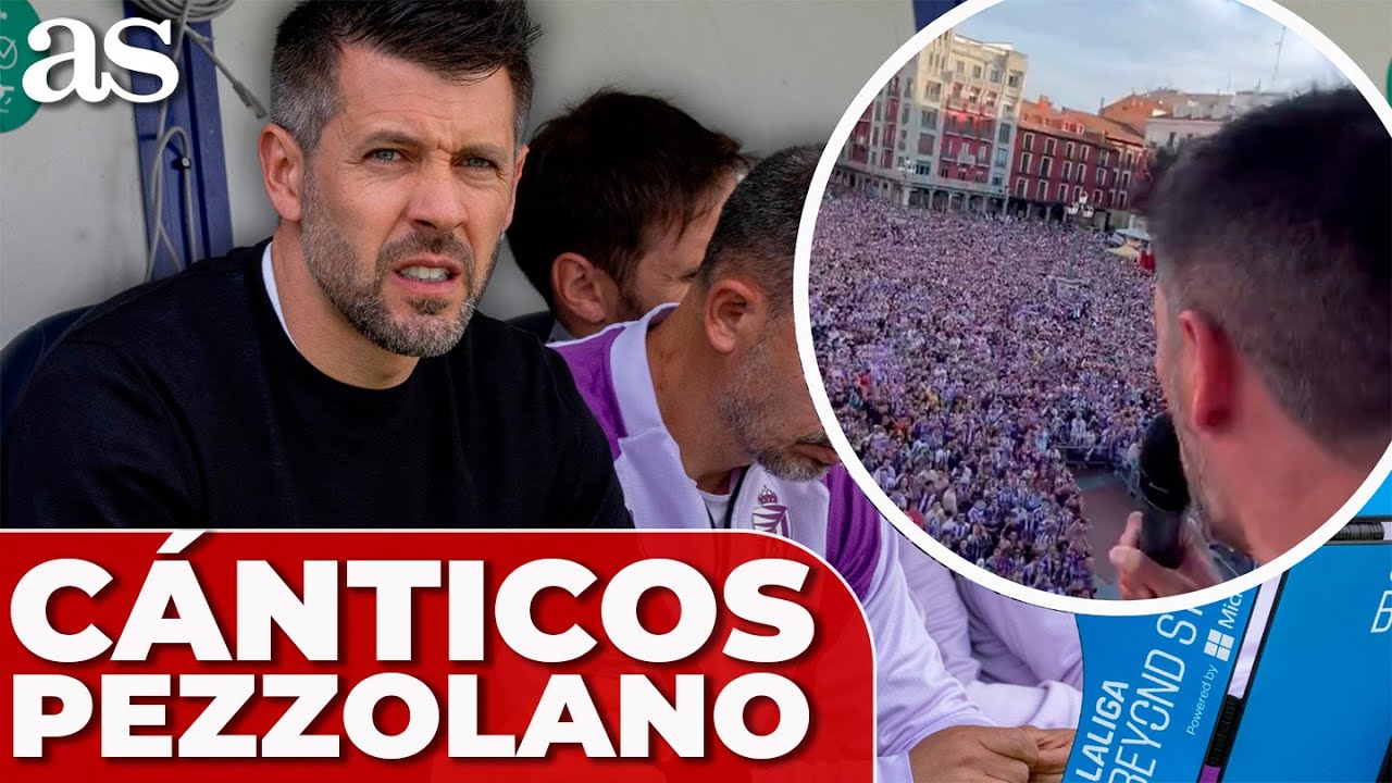 El SORPRENDENTE c&aacute;ntico de PEZZOLANO dimisi&oacute;n en la celebraci&oacute;n del VALLADOLID