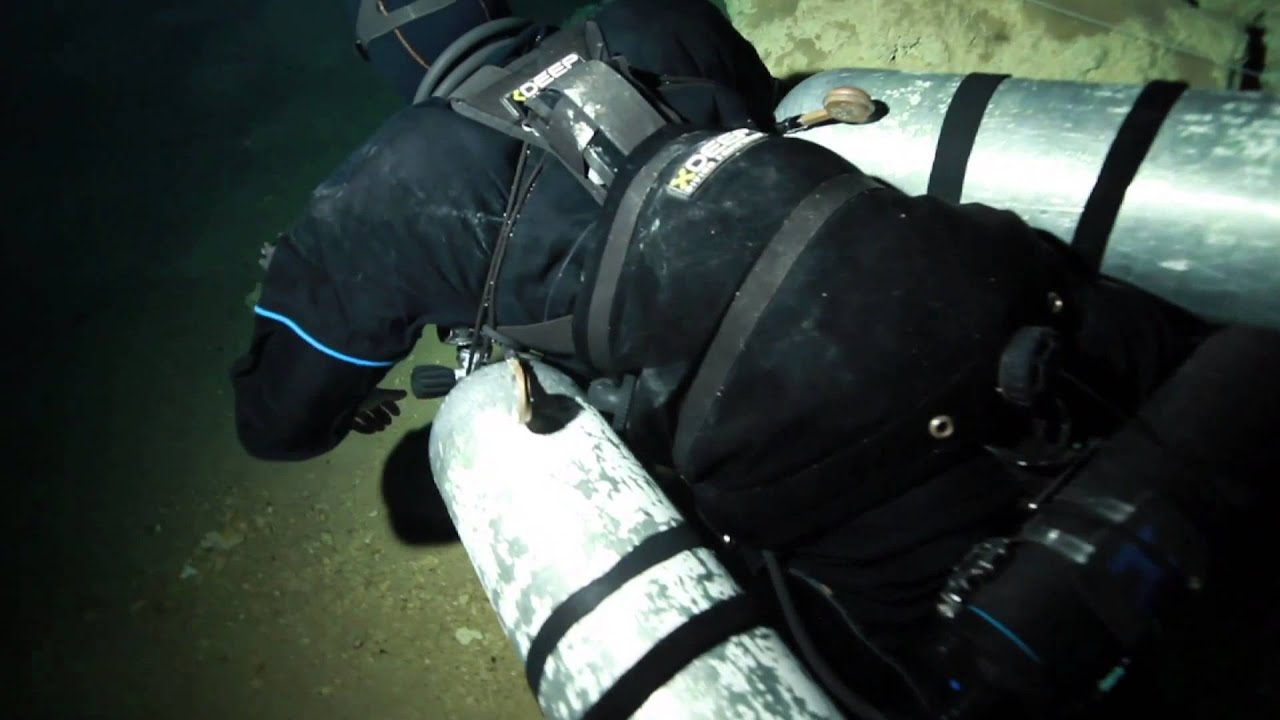 xDeep Stealth Sidemount in Mexican Cave Action