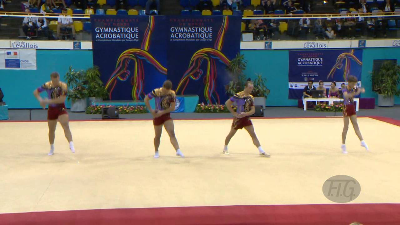 RUSSIA Men's Groups - Balance Qualifications  -- 2014 Acrobatic Worlds, Levallois-Paris (FRA)