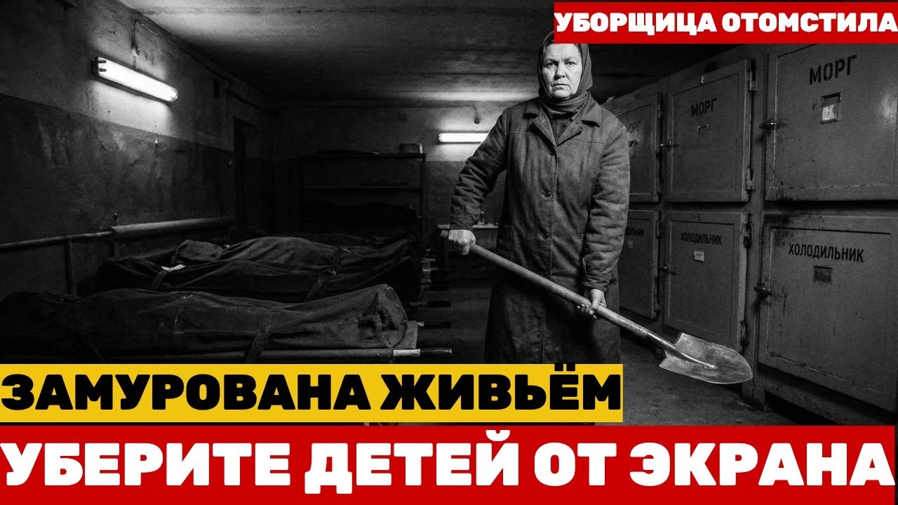 ЗАКОПАЛА ЖИВЬЁМ в морге. ГНИЛ ТРИ НЕДЕЛИ. Уборщица отомстила за дочь 18+