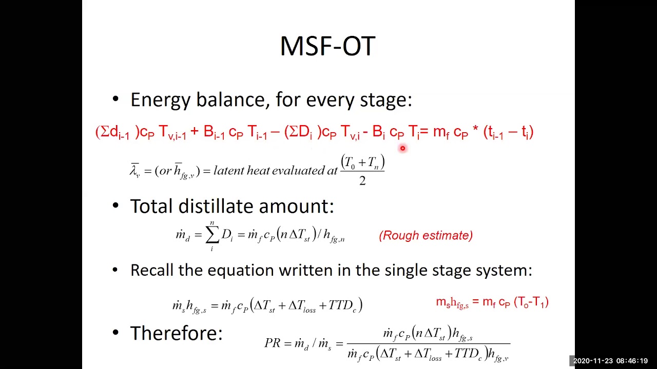 MSF- OT (Once Through)