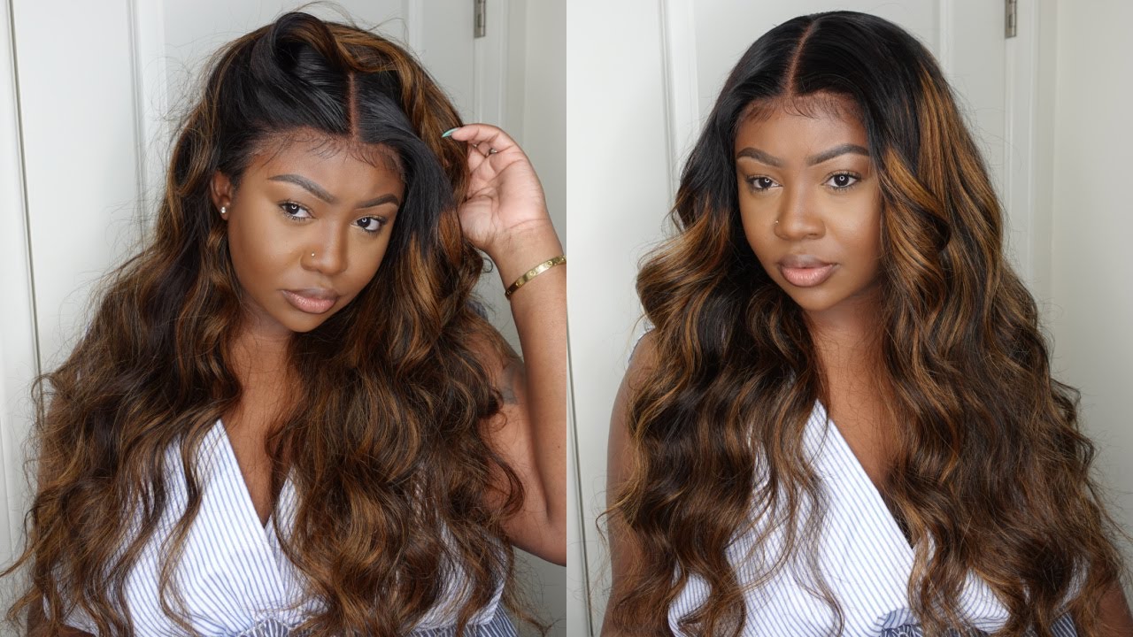 🔥 Ombre Balayage Body Wave Lace Wig 😍 | Klaiyi Hair
